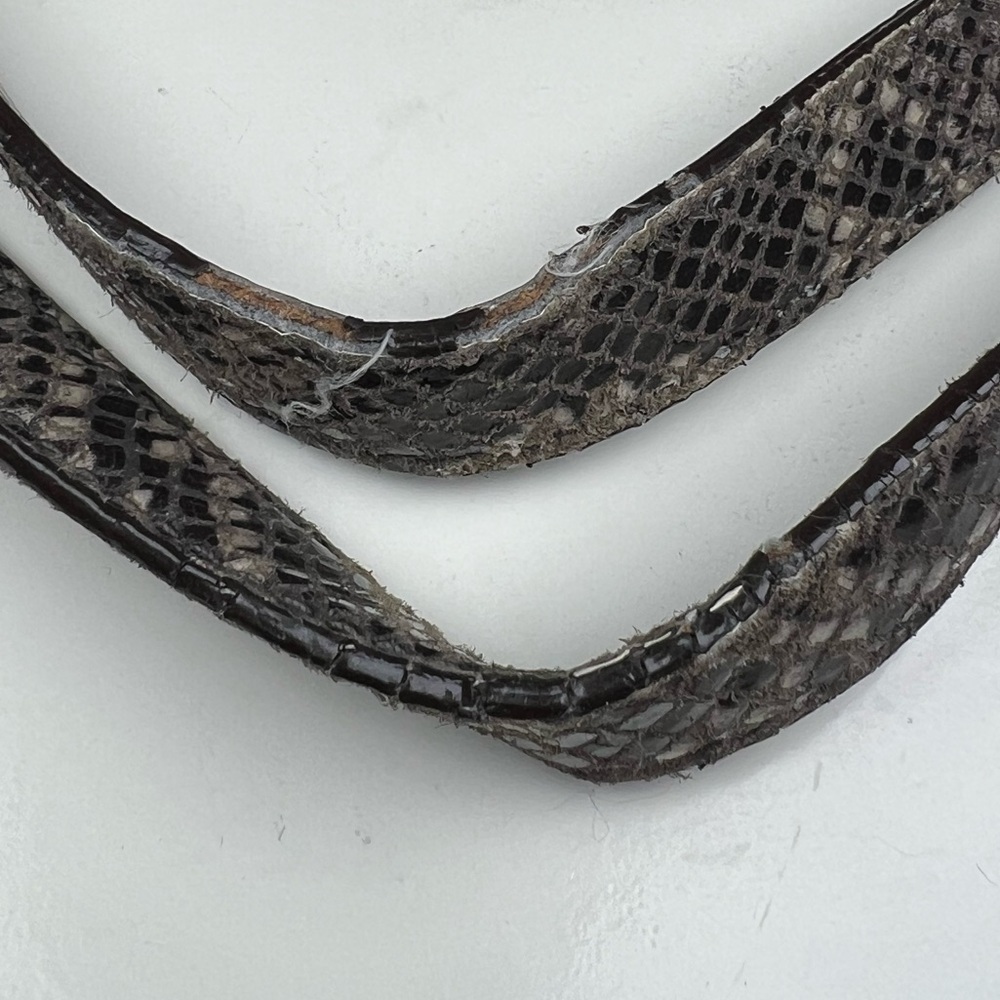 ♠️ Kate Spade Large Satchel Quilted Snakeskin-Embossed Gold-Tone Hardware - Picture 15 of 15